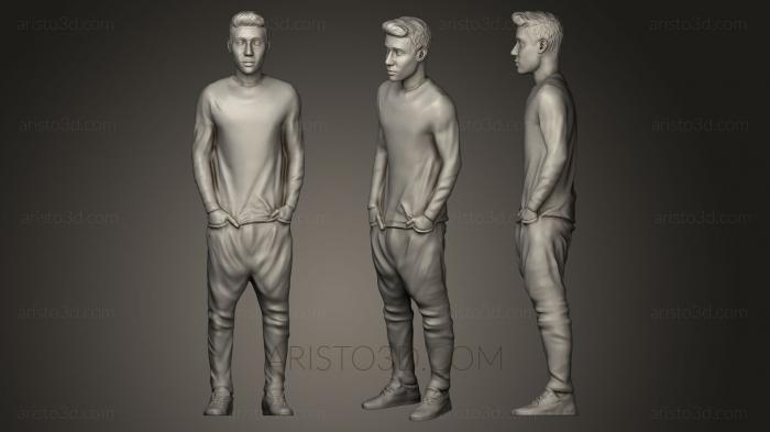 Statues of famous people (STKC_0050) 3D model for CNC machine